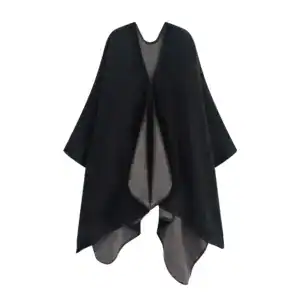 Poncho châle polaire