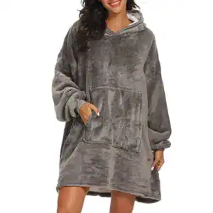 Poncho plaid à manches longues