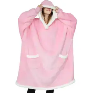 Poncho plaid avec poches