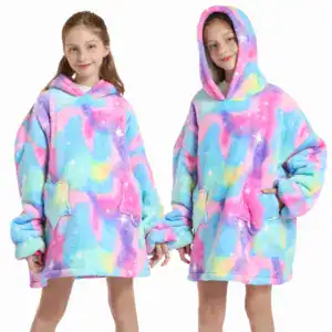 Poncho plaid fille