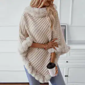 Poncho plaid intérieur