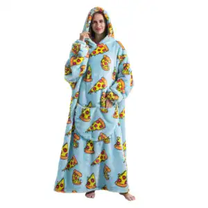 Poncho polaire femme nuit